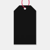 Elephant Christmas Animals Elephants Merry Gift Ta Geschenkanhänger (Rückseite)