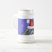 Elephant Christmas Bierglas (Vorderseite Links)