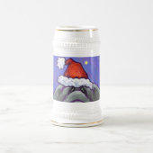 Elephant Christmas Bierglas (Mittel)