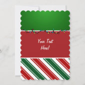 Elephant Christmas Card Einladung (Rückseite)