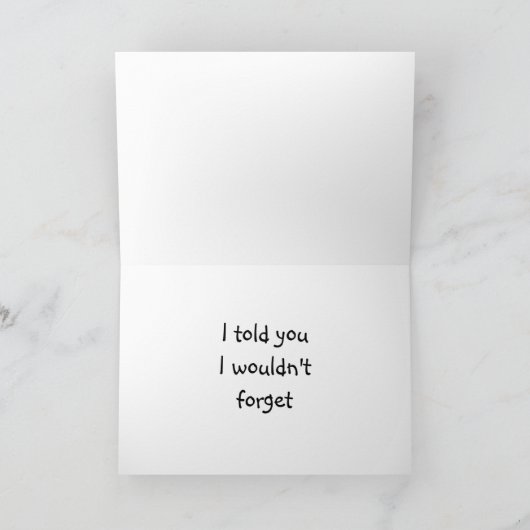 Elephant Christmas Feiertagskarte (Innenseite)