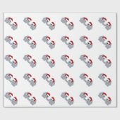 Elephant Christmas Geschenkpapier (Flach)