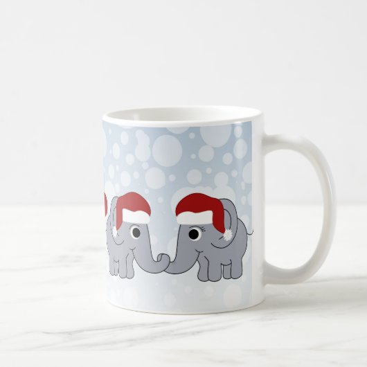 Elephant Christmas Kaffeetasse (Rechts)