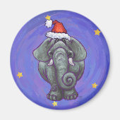 Elephant Christmas Magnet (Vorne)