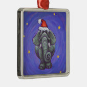 Elephant Christmas Ornament Aus Metall (Rechts)
