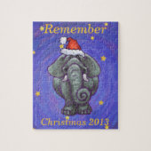 Elephant Christmas Puzzle (Vertikal)