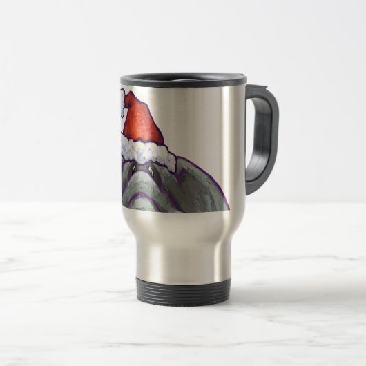 Elephant Christmas Reisebecher (VorderseiteRechts)