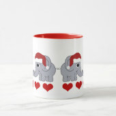 Elephant Christmas Tasse (Zentrum)
