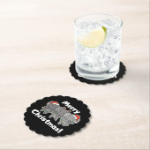 Elephant Christmas Untersetzer (Vor Ort)