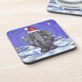 Elephant Christmas Untersetzer (Linke Seite)