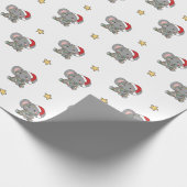 Elephant Christmas Winter Animals Elephants Geschenkpapier (Ecke)