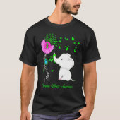 Elephant Chronic Illness Awareness Chronic Illnes T-Shirt (Vorderseite)