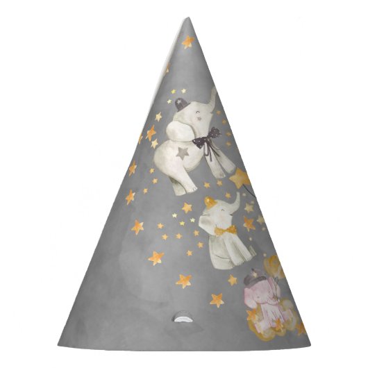 Elephant Circus Geburtstag Partyhütchen (Links)