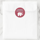 Elephant Circus Sticker (Tasche)