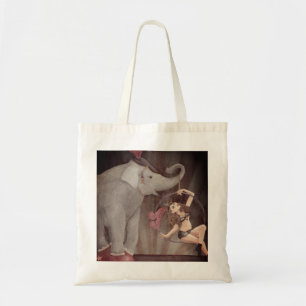 Elephant Circus Tote Bag Tragetasche