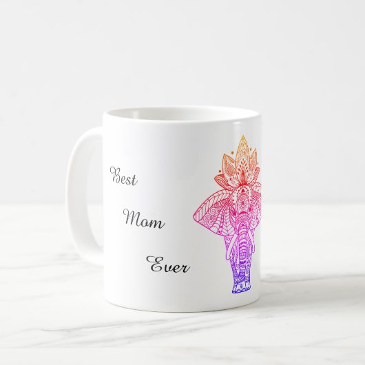 Elephant Coffee Tasse (Vorderseite Links)