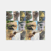 Elephant Color Foto Fleecedecke (Vorderseite (Horizontal))