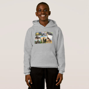 Elephant Color Foto Hoodie