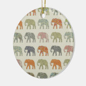 Elephant Colorful Animal Pattern heute Keramik Ornament (Links)