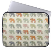 Elephant Colorful Animal Pattern heute Laptopschutzhülle (Vorderseite)