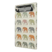 Elephant Colorful Animal Pattern heute Mini Klemmbrett (Gewinkelt2)