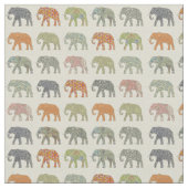 Elephant Colorful Animal Pattern heute Stoff (Nahaufnahme)
