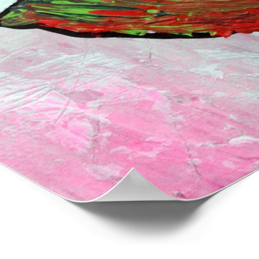 Elephant Colors Poster (Ecke)