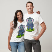 Elephant Cop Police hat Polizei T-Shirt (Unisex)