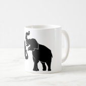 Elephant Couple Custom Colors Tasse (VorderseiteRechts)