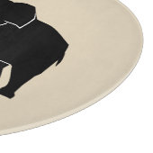 Elephant Couple Cutting Board - Farbe auswählen Schneidebrett (Ecke)