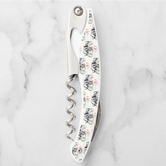 Elephant Couple Waiter's Corkschraube Kellnermesser (Vorderseite)