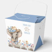 Elephant Cowboy Western Boho Wildblume Geschenkschachtel (Vorderseite)