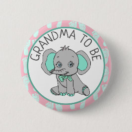 Elephant dachte, Oma sei eine Babydusche Button
