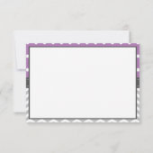 Elephant Danke Karte, EDITABLE FARBE (Rückseite)