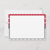 Elephant Danke Karte, EDITABLE FARBE (Rückseite)