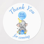 Elephant danke Labels Etiketten (Design 1)
