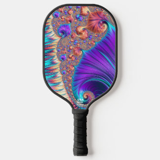 Elephant Dazzle - USA Pickle Ball zugelassenes Pad Pickleball Schläger