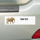 Elephant deinen Text "Folio Condensec" auf Weiß Autoaufkleber (Auf Auto)