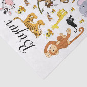 Elephant des Tissue Monkey Tigers Seidenpapier (Ausschnitt)