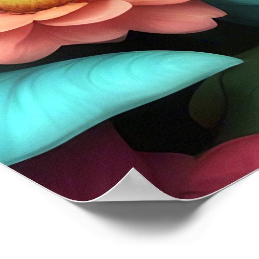 Elephant Design behalten oder gestalten Sie Ihr ei Poster (Ecke)