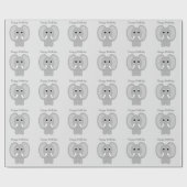 Elephant Design Geburtstag präsent Geschenkpapier (Flach)