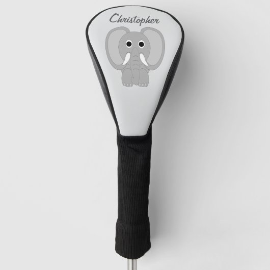 Elephant Design Golf Headcover (Vorderseite)