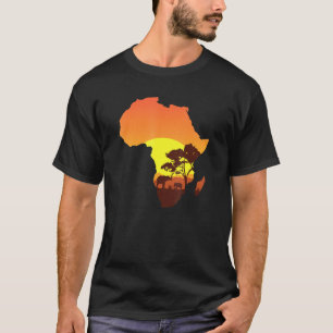Elephant Design Safari Afrika T-Shirt