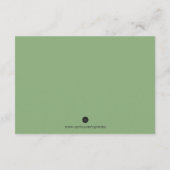 Elephant Diaper Raffeleinlage Begleitkarte (Rückseite)