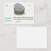 Elephant Diaper Raffle Tickets (Vorne/Hinten)