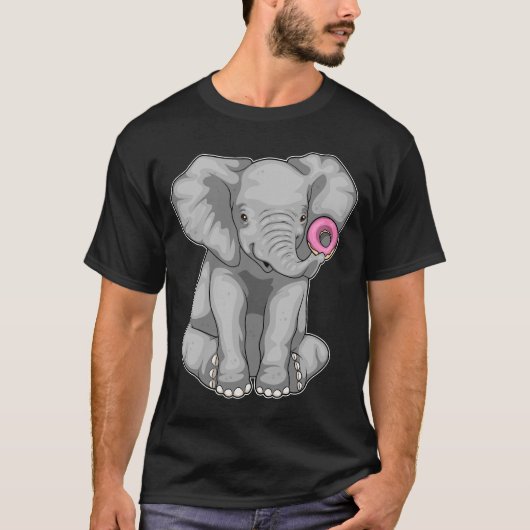 Elephant Donut T-Shirt (Vorderseite)
