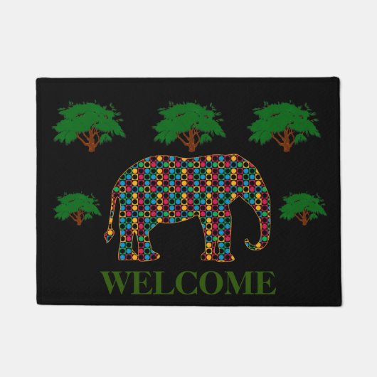 Elephant Door Mat Fußmatte (Vorderseite)