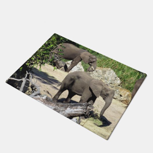 Elephant - Doormat Fußmatte (Schrägansicht)