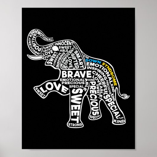 Elephant-Down-Syndrom Poster (Vorne)