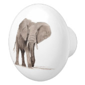 elephant drawer pull keramikknauf (Rechts)